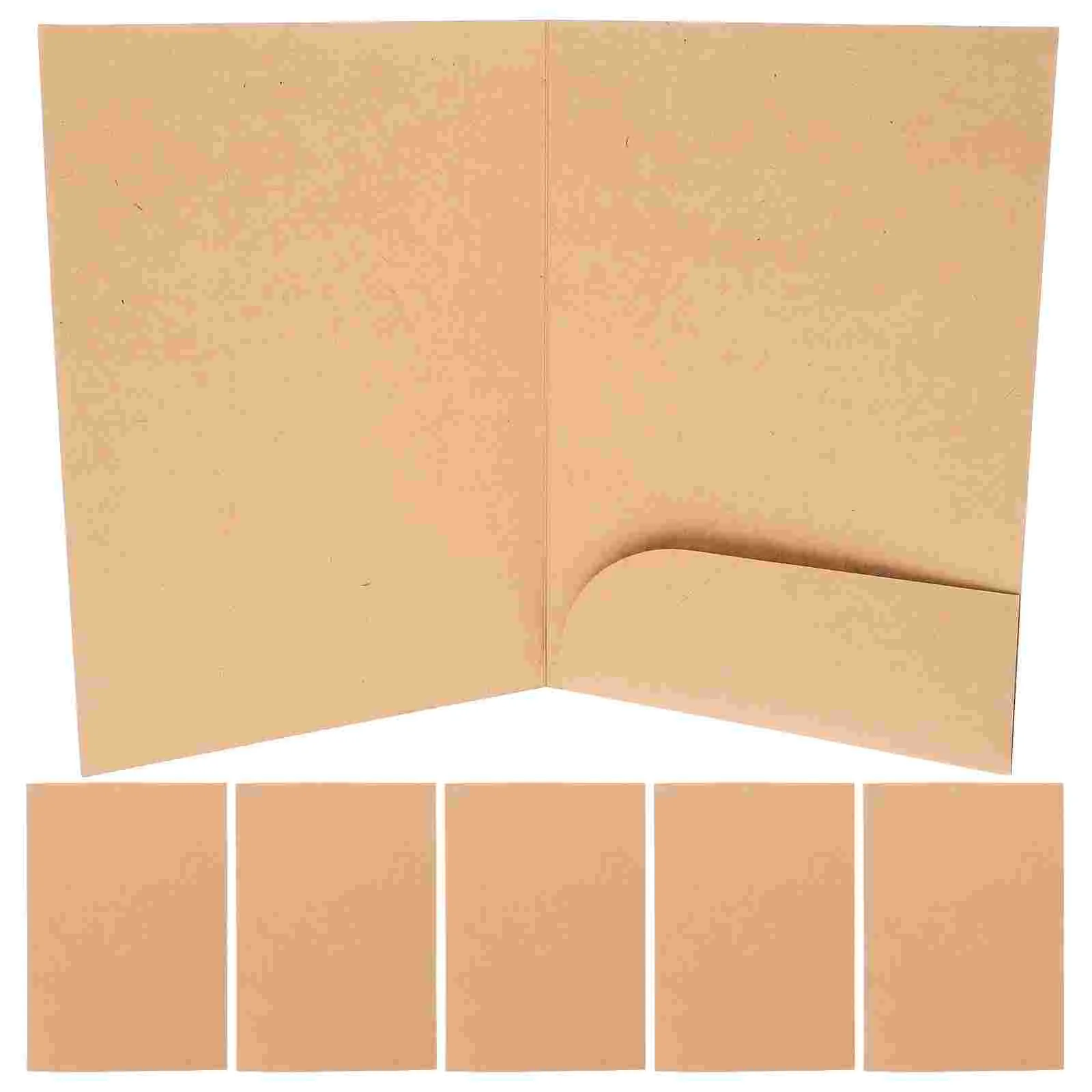 10 Pcs Small Envelope Kraft Bags with Handles Bulk A4 File Folder Paper Documents Holder
