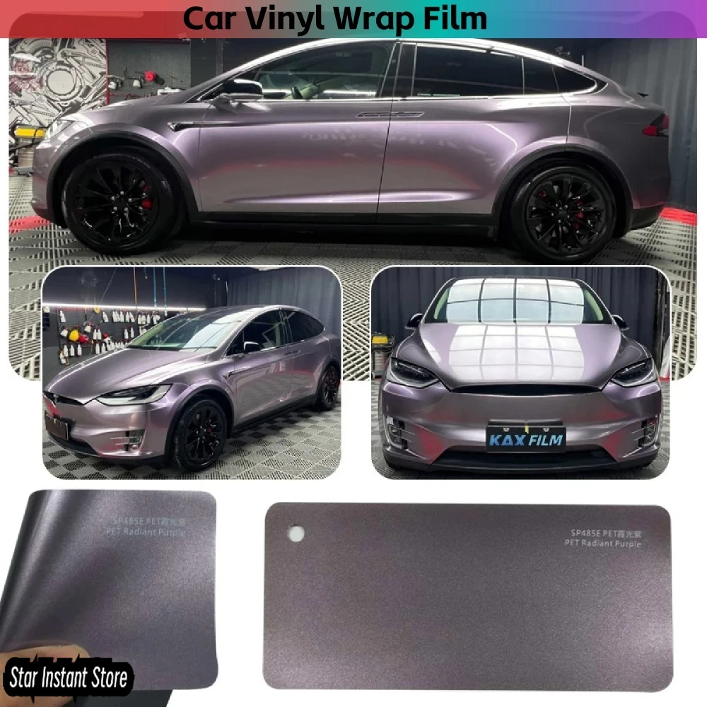 

Color Change PET Sunset Purple Sunset Chrome Green Diamond Chameleon Paint for Car Wrapping Film Vinyl Wrap