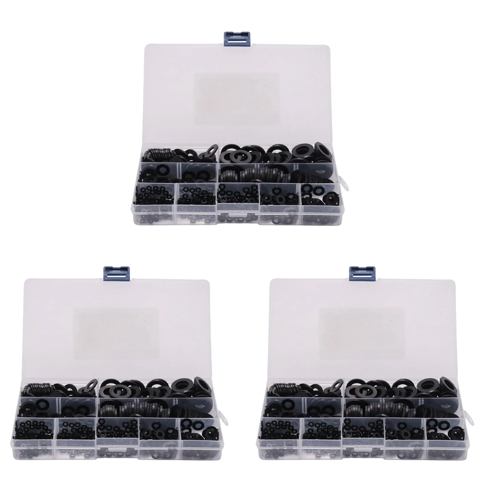 

Flash Trend 1800Pcs Black Nylon Flat Washer Assortment Kit For M2 M2.5 M3 M4 M5 M6 M8 M10 M12 Plain Repair Washer Gasket Kit