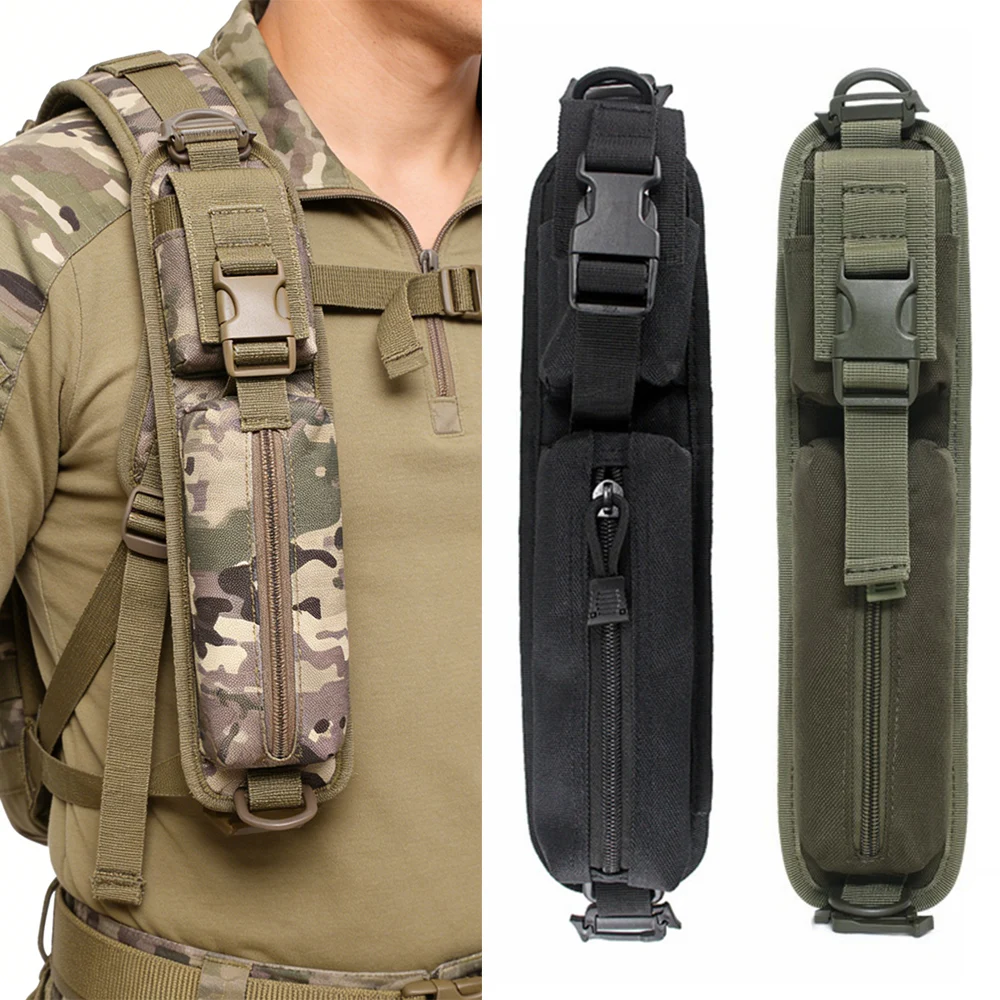 Bolsa de Ombro para Mochila, Bolsa de Utilidades, Bolsa Molle para Lanterna, Bolsa de Ferramentas EDC, Acessórios para Caça e Camping ao Ar Livre