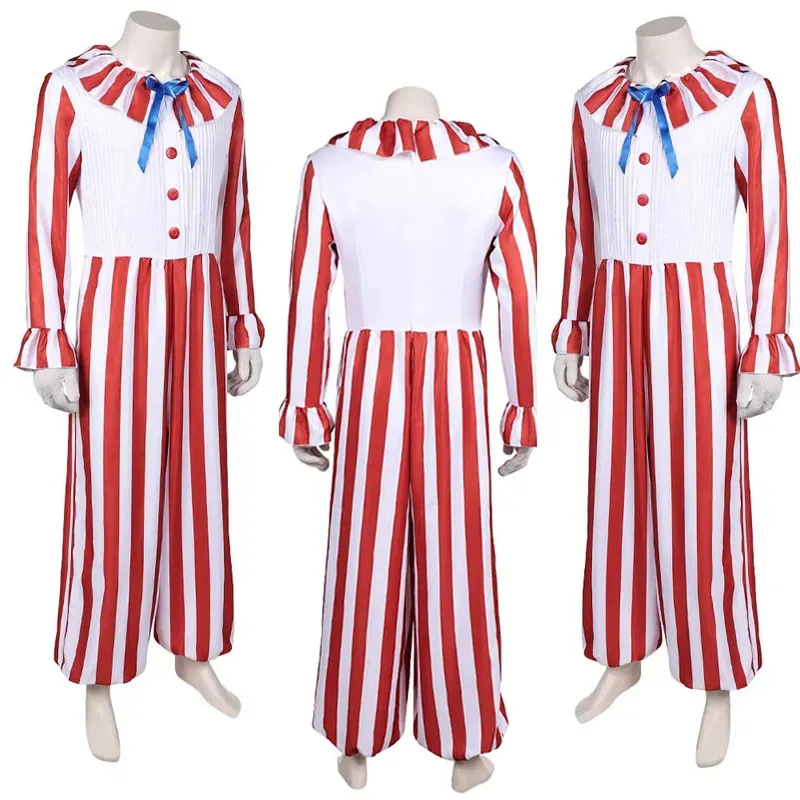 Fantasia Flando Одежда для косплея Фильм Клоун в Корнифиле Disfraz Костюм Мужчины Фэнтези Хэллоуин Карнавальная вечеринка Ткань yi;4