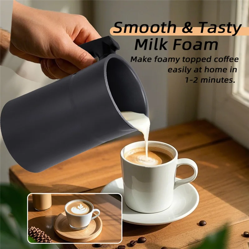 

A65Z Full-Automatic Milk Frother Milk Frother 4 In 1 Electric Steamer Frother Foam Maker For Coffee Cappuccino Latte