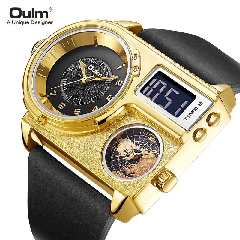 New Hip-Hop Watch with Large Dial, Stylish and Cool Street-Style Men's Quartz Watch, Fashionable, Casual, Versatile, Unique, Niche Watch for Male Students, High-End, Elegant, and Classy, the Best Gift for Him