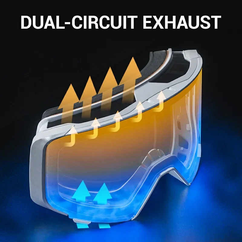 Kapvoe ใหม่แว่นตาหิมะผู้หญิง Anti-FOG แว่นตาสกีสโนว์บอร์ดสกีหิมะหน้ากากเลนส์ UV400 Snowmobile แว่นตารถจักรยานยนต์