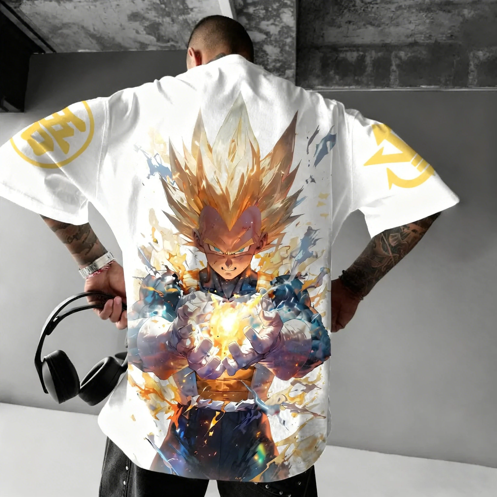 Neue Dragon Ball Goku bedruckte kurzärmelige Bandai-lose Herren- und Damen-2026-Sommer-atmungsaktive sportliche Mode-T-Shirts