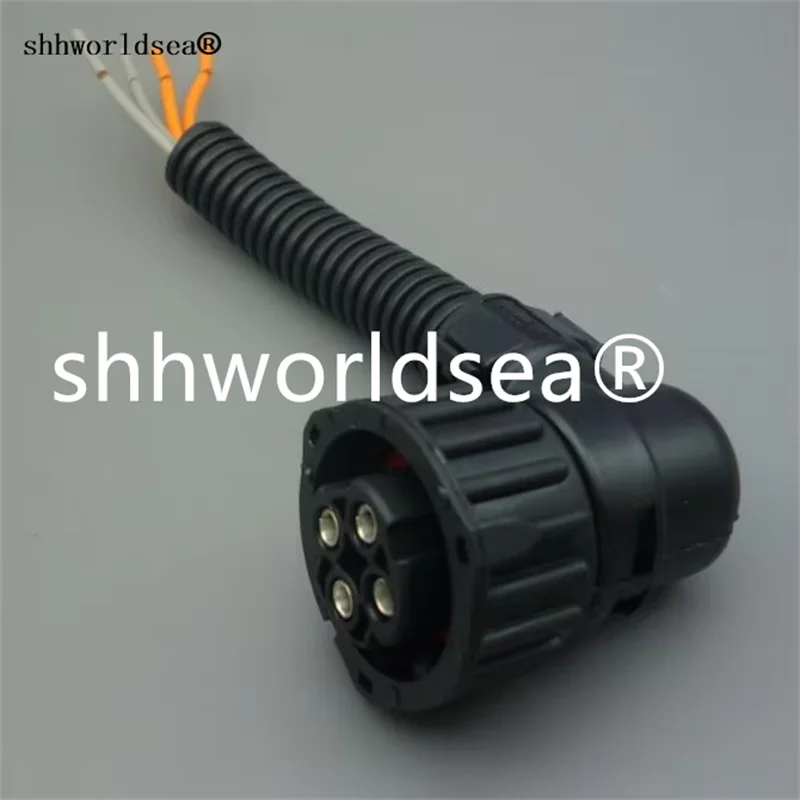 

Shhworldsea 1pcs 4 pin round for HOWO A7 odometer speed sensor plug sealed auto connector 1-967325-1