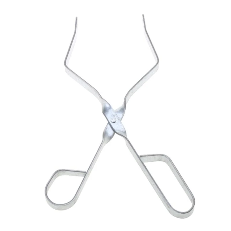 W89C 실험실 플라스크 비이커 클립 비이커 집게 금속 실험실 클립 도구 물리 화학 실험실을위한 50ml-1000ml 용량