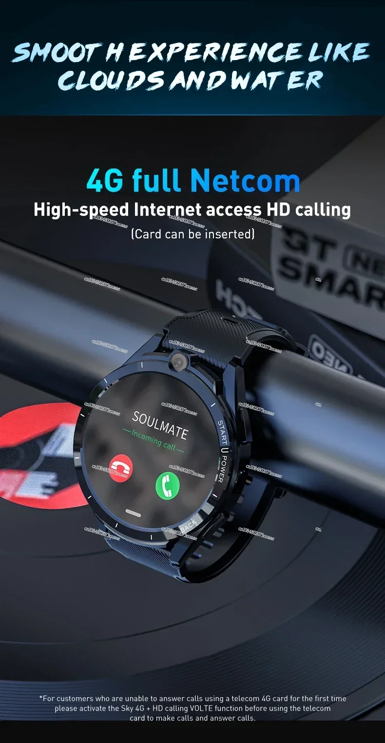 ساعة ذكية جديدة 2022 للرجال نظام تحديد المواقع نانو بطاقة SIM 4G أندرويد 12 900mah 6GB 128GB جلدية رياضية Lemfo Lem16 ساعة ذكية