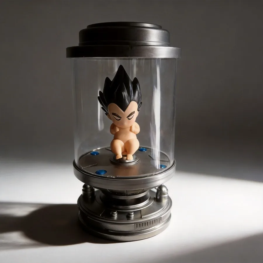 

Dragon Ball Baby Vegeta Glowing Petri Dish Anime Figure - 18cm New Style High Appearance Model Decoration