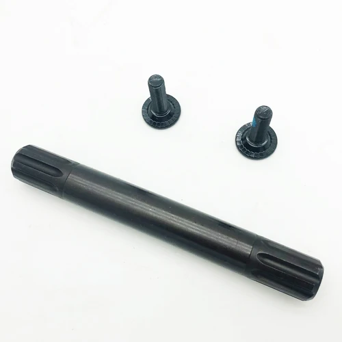 Imagen 2 del producto TAOZIK eje de soporte inferior de bicicleta BMX de acero fuerte, 19, 150mm de longitud, rosca de 8 husillos, eje BB