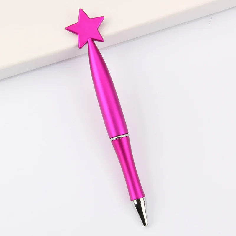 50Pcs Creative Star Pen Ballpoint Pen Valentine's Day Cartoon DIY Pens Christmas Decoration Gift Pen School Office Stationery view 2