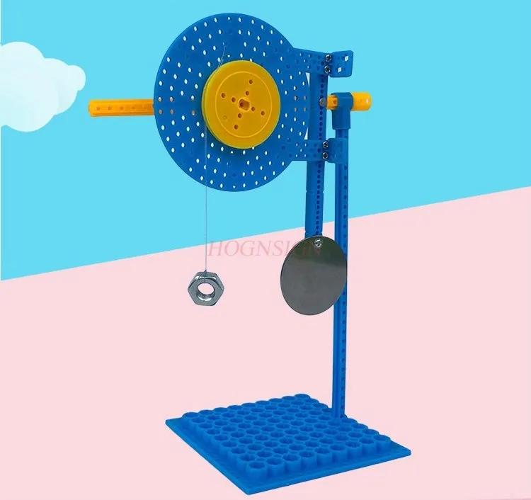 

1set students handmade DIY making children's physics mechanical toys，One minute timer pendulum experiment,