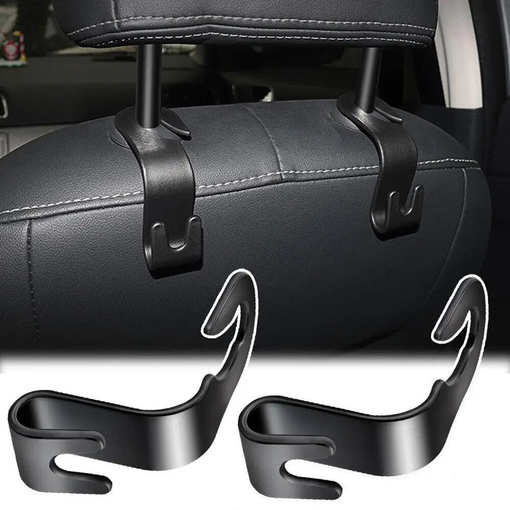 2pcs Car Seat Hidden Multifunctional Hook Back Seat Hook 0-5KG Creative Car Buckle Auto Accessories Pendant U6U7