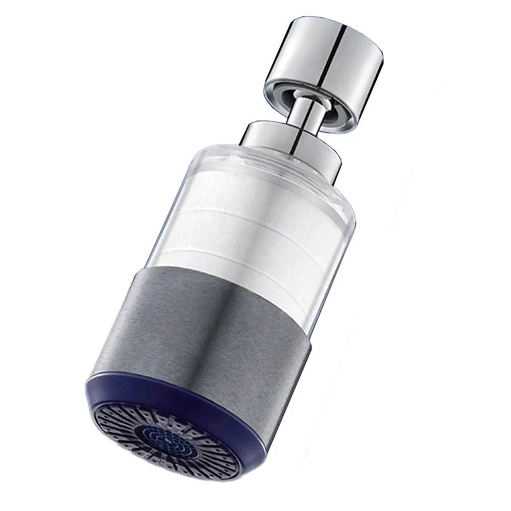 Kitchen Sink Faucet Water Filter Extender Rotating 2 Mode Anti-Splash Sprayer Head Household Water Purifier Filter Nozzle