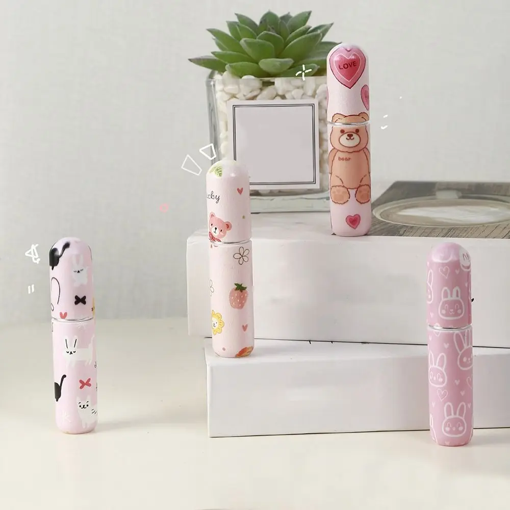 5ml Mini Perfume Bottle Leak-proof Empty Spray Rotating Bottle Refillable Perfume Dispensing Bottles