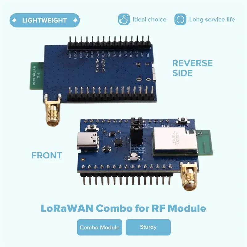 

【ЦИФРОВОЙ ГАДЖЕТ】MX25LE02 SX1262 NRF54L15 Комбинированный модуль с антенной PCB для LoRaWAN и BLE 6.0, увеличенная дальность, для беспроводных RF-модулей и RF Lora M