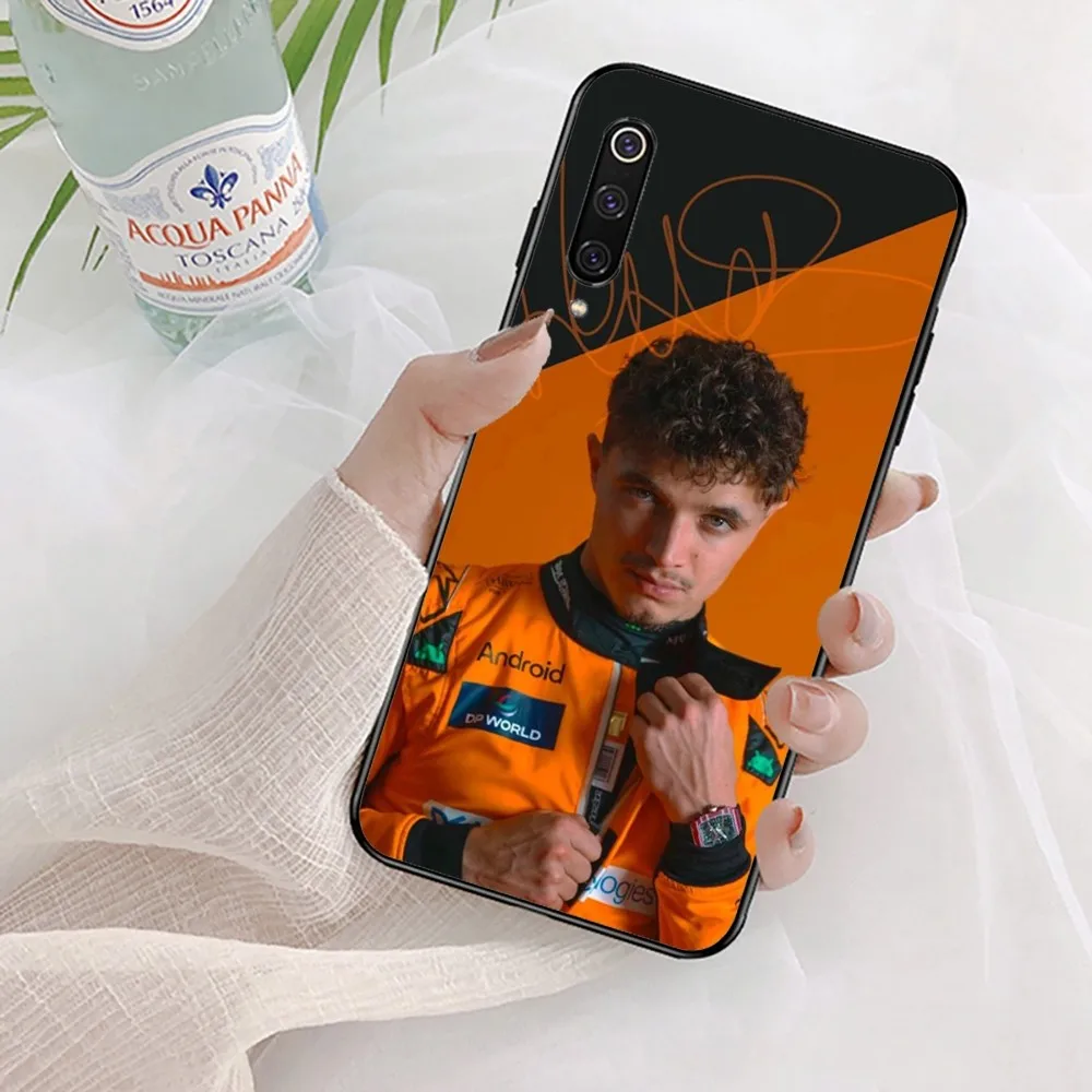 F1 Formula 1 L-Lando N-Norris Phone Case For Xiaomi Mi 5X 8 9 10 11 12 lite pro 10T PocoX3pro PocoM3 Note 10 pro lite