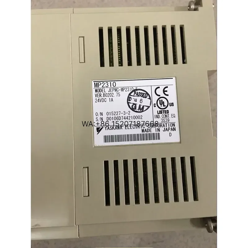 Wmwmnu for Yaskawa JEPMC-MP2310-E Controller Industrial Automation Control Module High Performance PLC Unit for Manufacturing