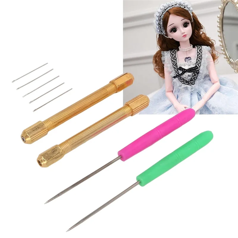 A63t-suportes de enraizamento de cabelo, ferramentas de rehair de reroot, ferramenta de enraizamento de cabelo de metal 10 ferramenta de peruca de cabelo