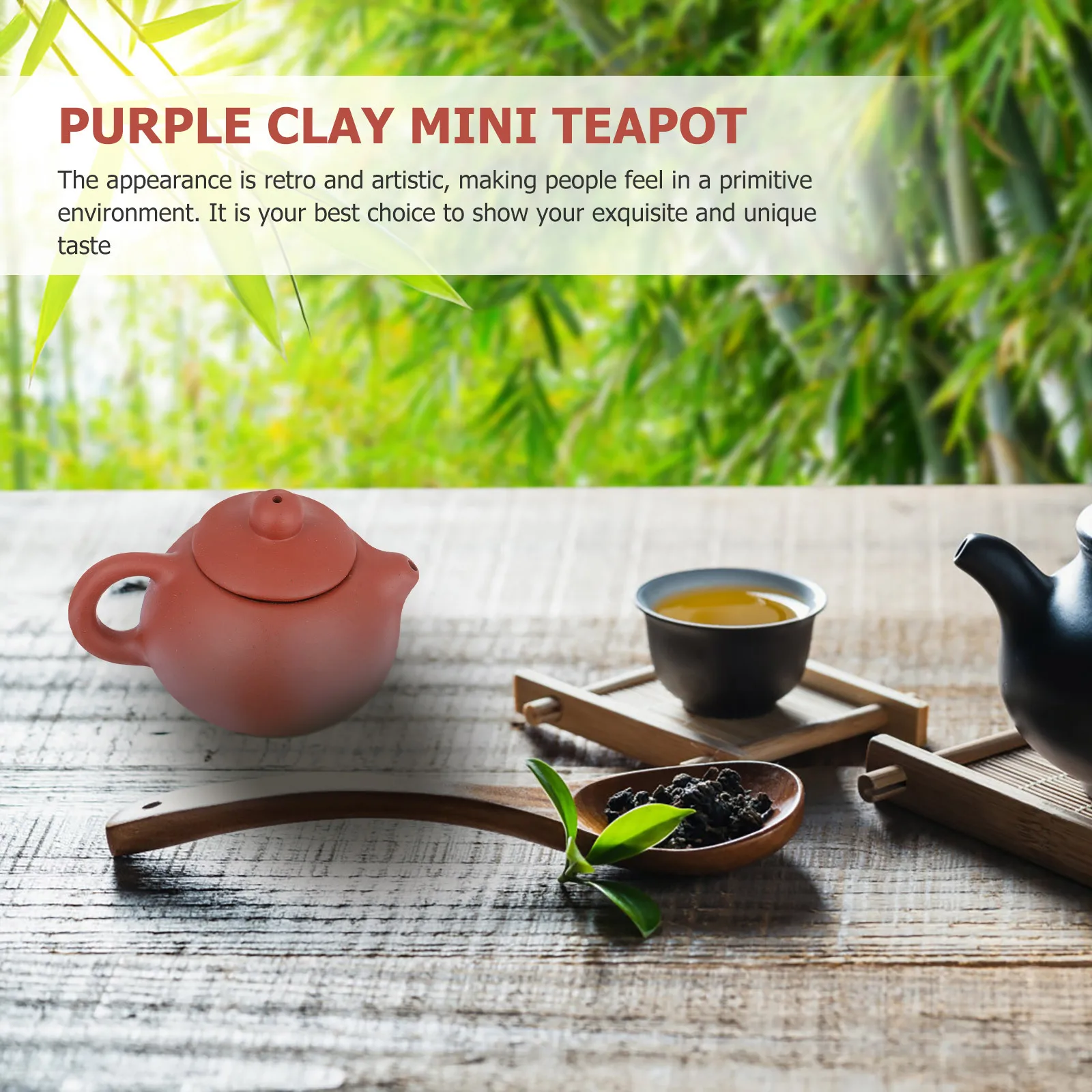 

China Teapot Ceramic Vintage Decor Retro Pots Kettle for Decorative Teapots Purple