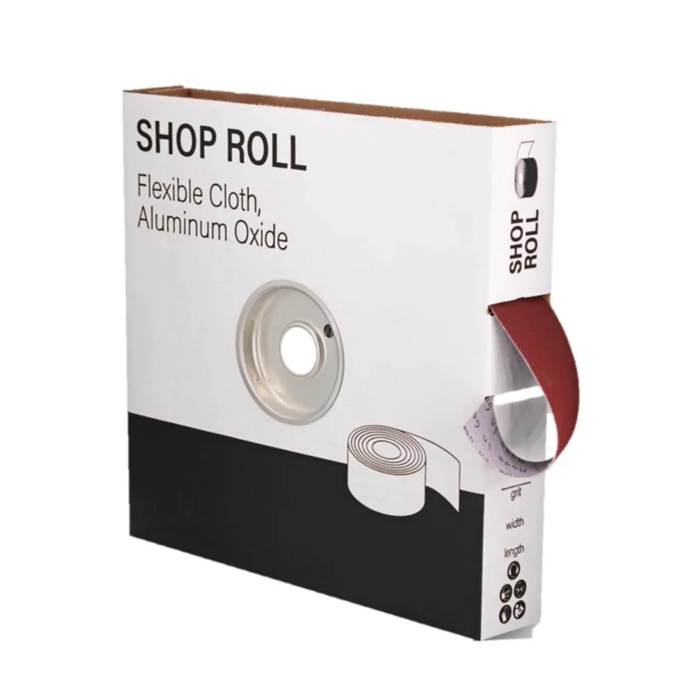 

Очень тонкая наждачная бумага из оксида алюминия, зернистость 220, рулон 2x50 ярдов, на тканевой основе, для ручной обработки дерева и металла