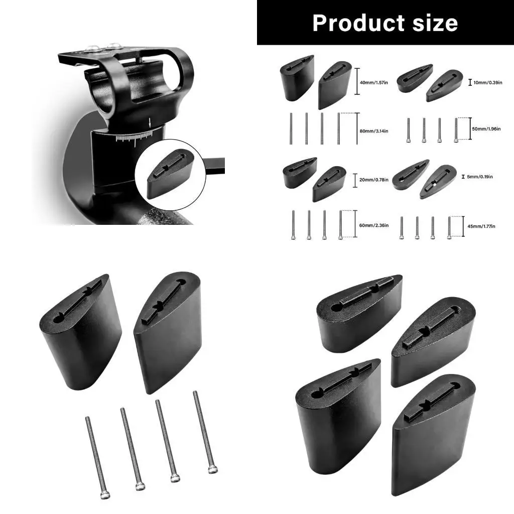 

R6FE Regulable Bike Handlebars Height Spacers Ergonomic Cycling Handlebars Spacer