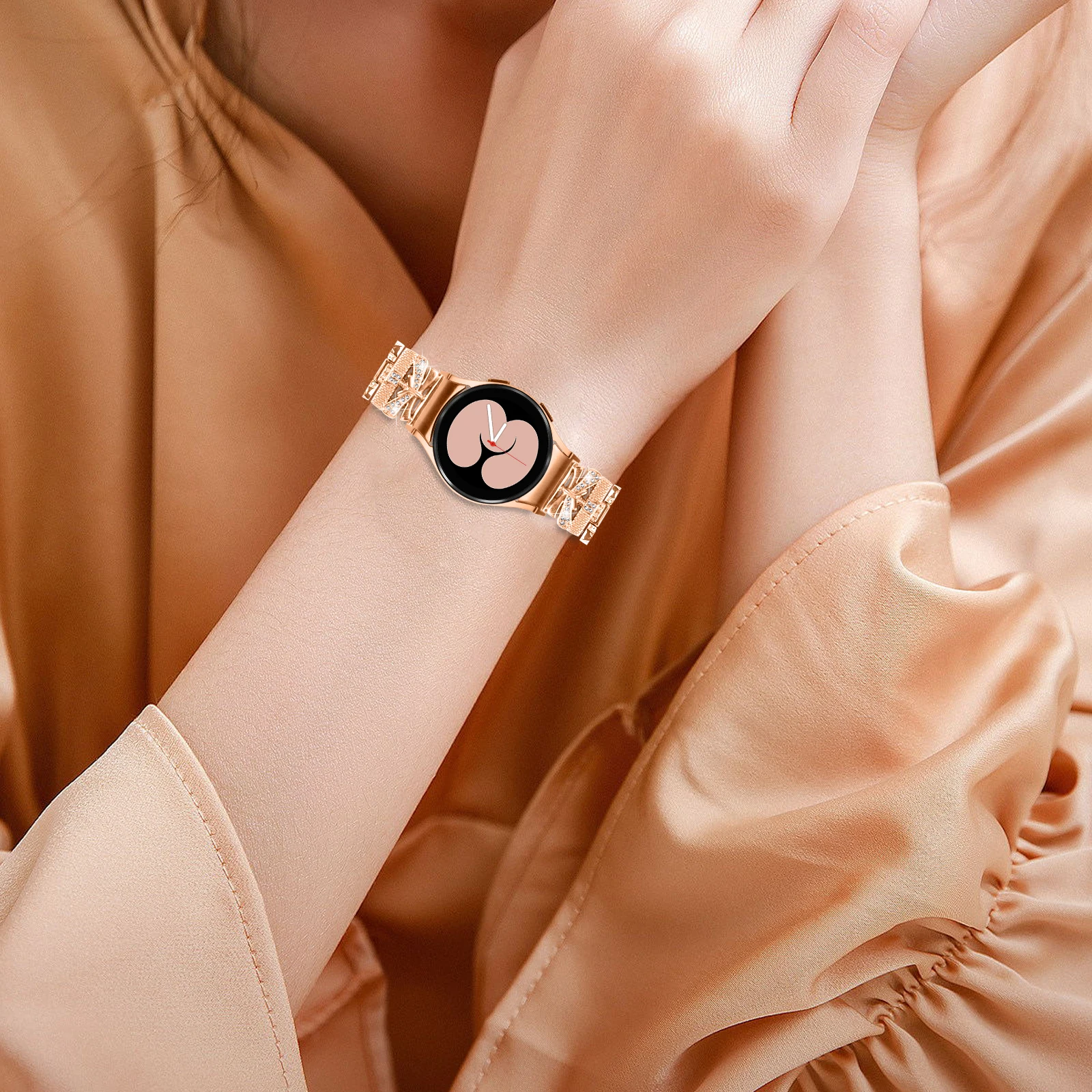 No Gaps Metal band For Samsung Galaxy Watch 7 6 5 4 40mm 44mm 5 pro Metal Bracelet Galaxy Watch 4 6 Classic 47 43 42 46 mm Strap