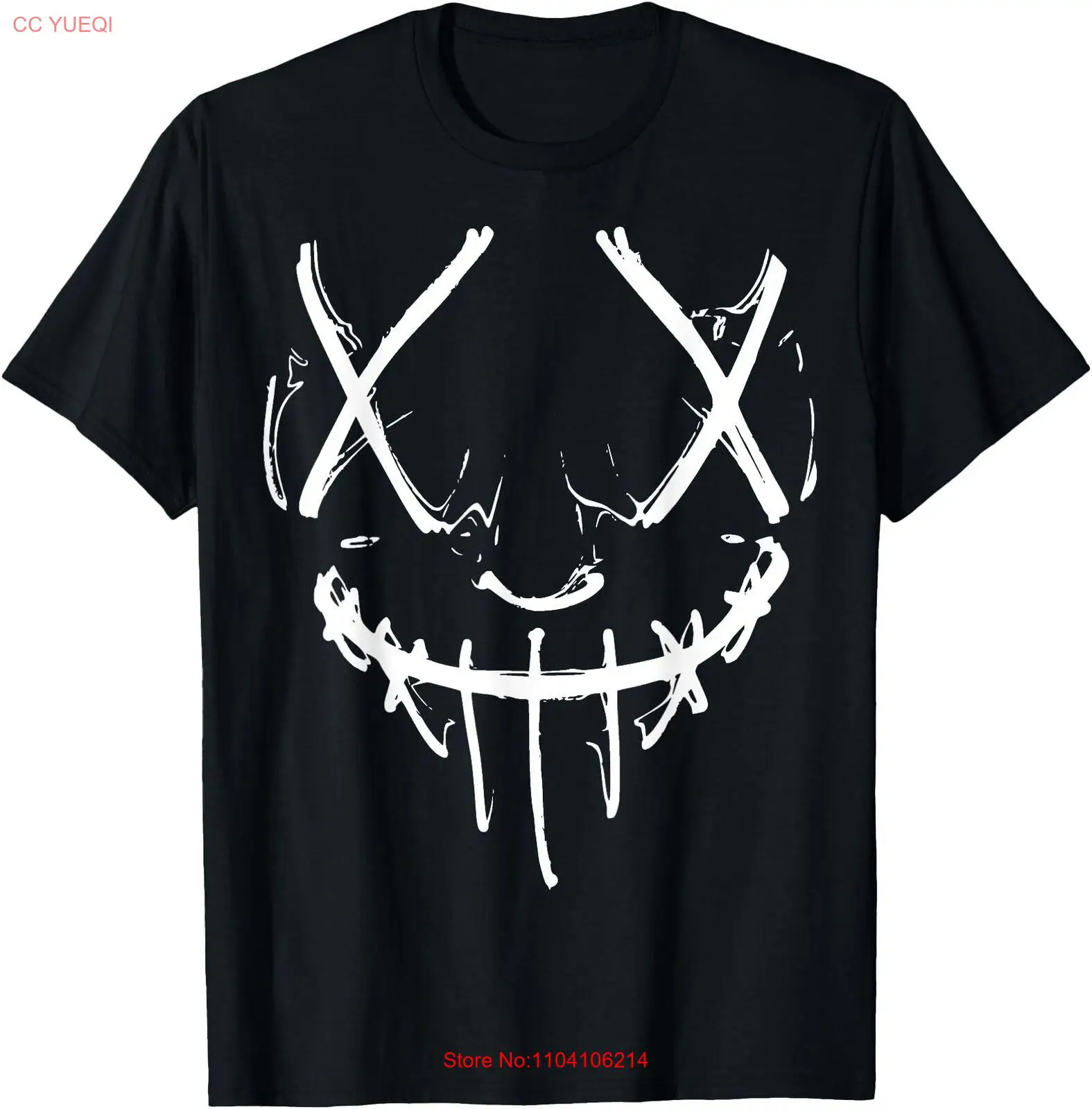 Horror face with purge optics T Shirt Men