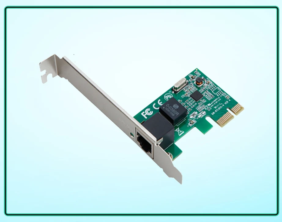 2PCS Diewu Rlt 8111E PCI Express Network Card Gigabit Desktop Network Card