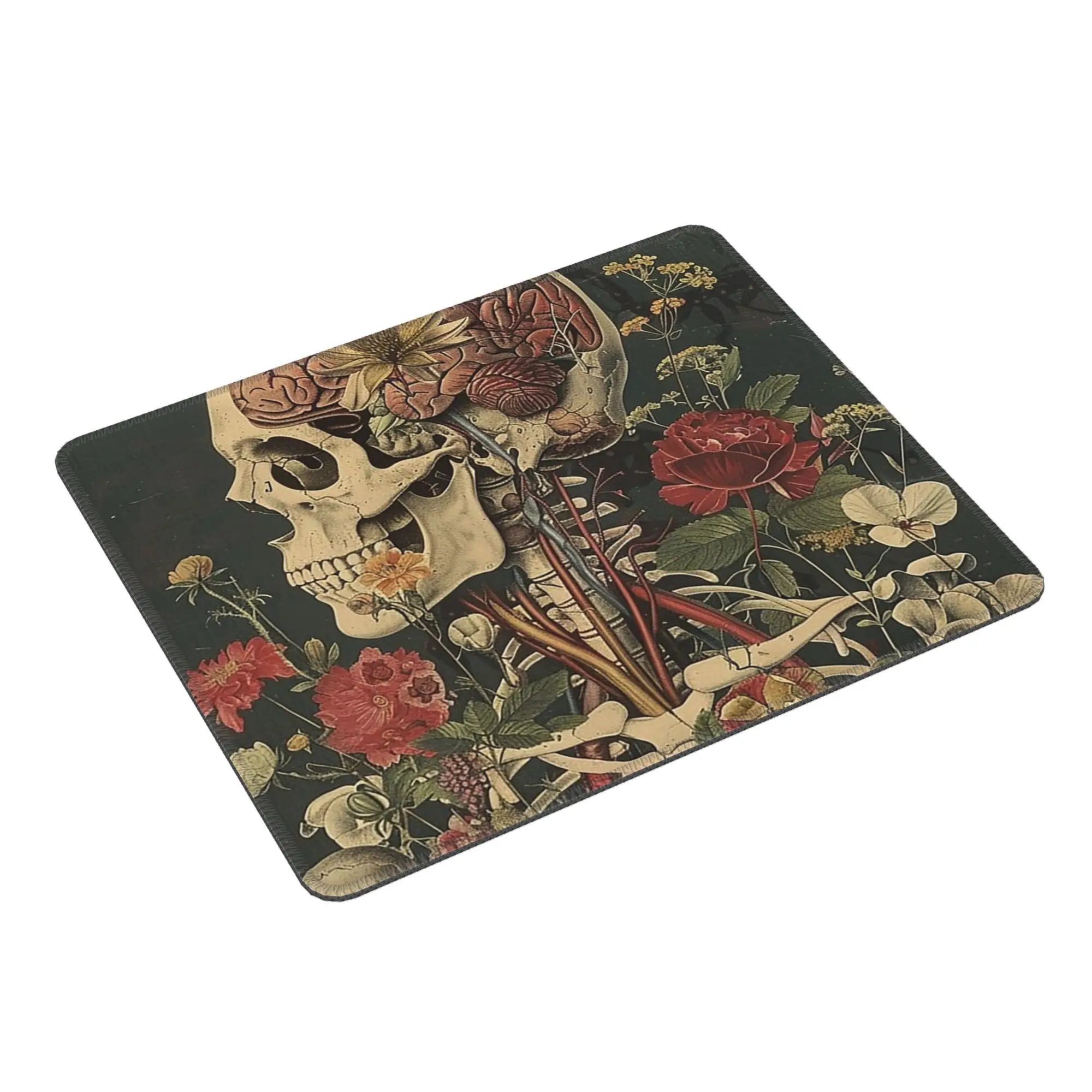 Anatomical Skeleton Art Mouse Pad Computer Keyboard Mouse Mat Gaming PC Laptop Desk Mat Office Accessories Table Mats