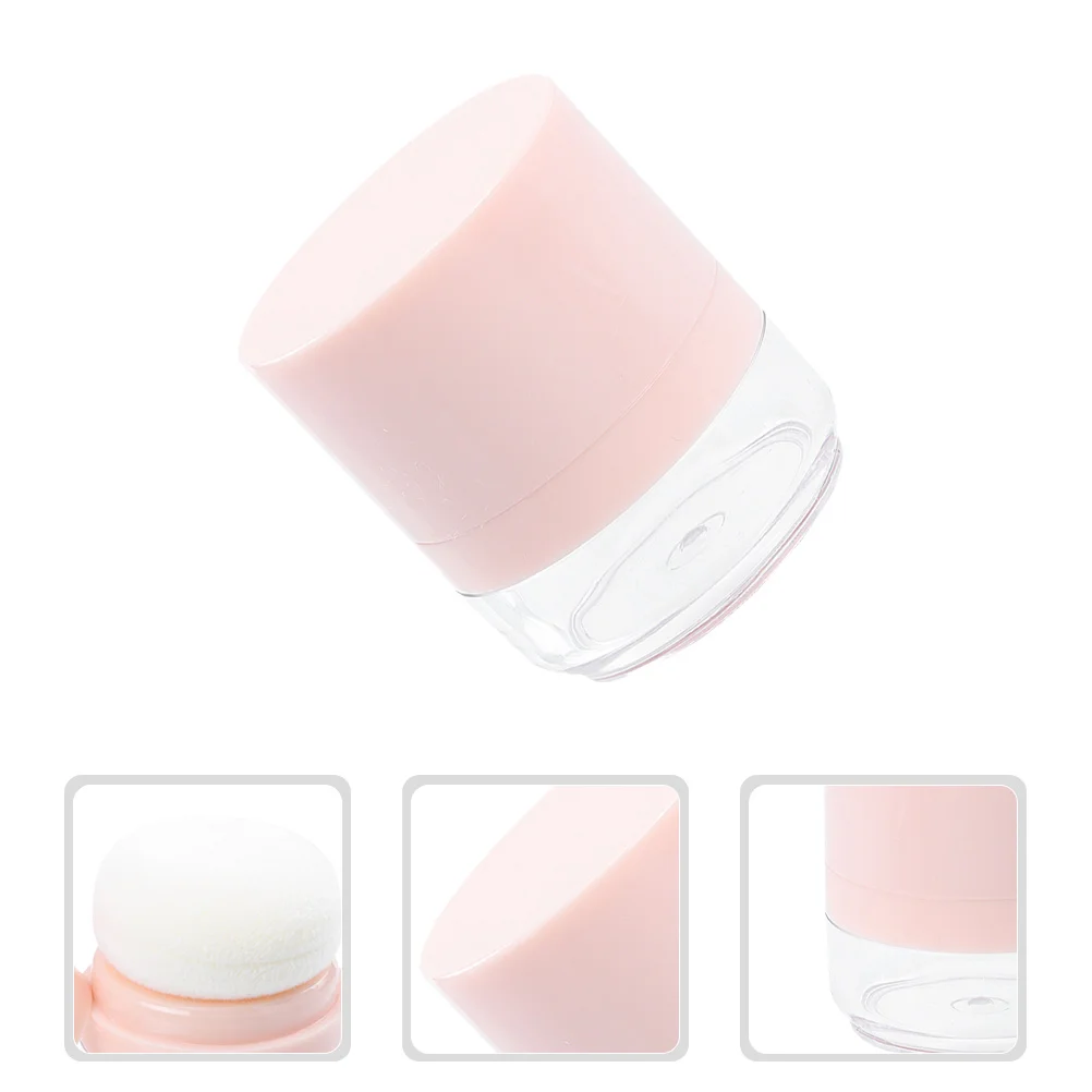 

3pcs Empty Makeup Puff Boxes Refillable Loose Powder Boxes Body Powder Container with Puff(5g)