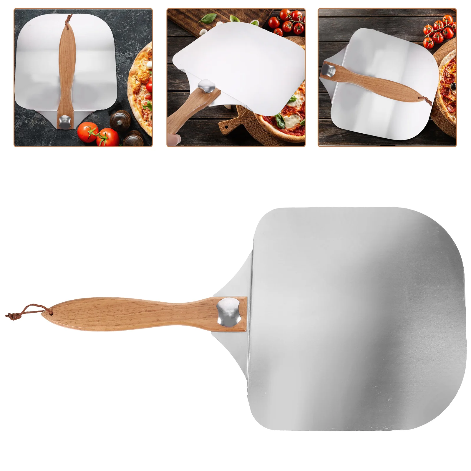 

1pc Pizza Baking Turner Cake Server Spatula Stainless Steel Turner Aluminum Pie Server Spatula Home Commercial Cake