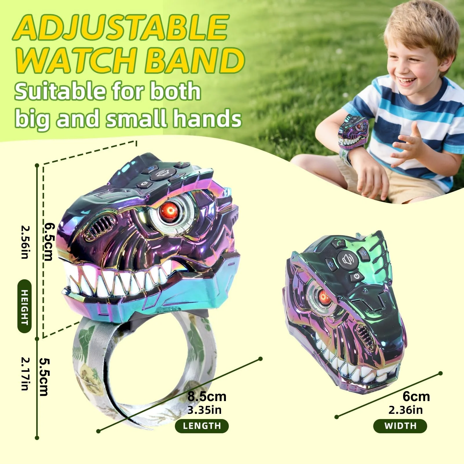 لعبة الديناصور الإلكترونية جهاز اتصال لاسلكي للأطفال، لعبة مغامرة خارجية، هدية عيد ميلاد مبتكرة