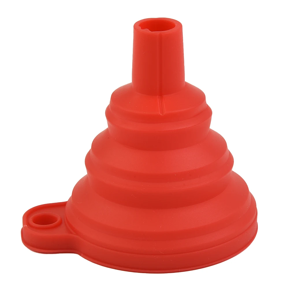 Space Saving and Easy to Clean Silicone Funnel for Car Ideal for Oil Fuel Gasoline Petrol Diesel (82 characters)