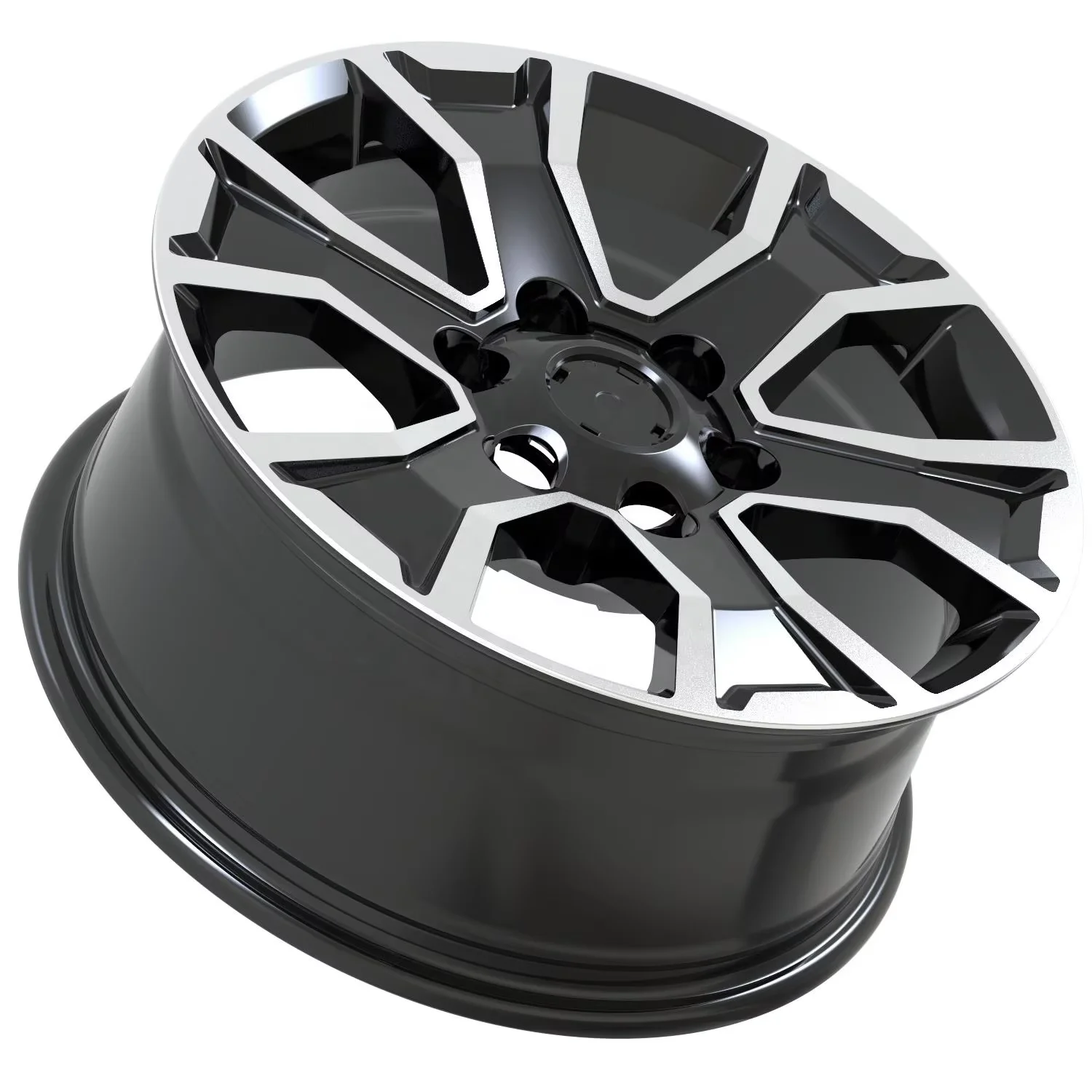 17x7.5 Inch Impact Tested Flow Form Alloy Wheels Multi Vehicle Fit Passenger Pickup Truck Rims