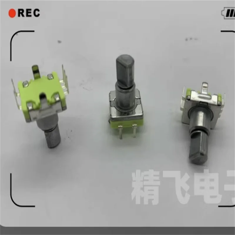 3 PCS EC11 code with switch 18 positioning 9 pulse axis length 15MM