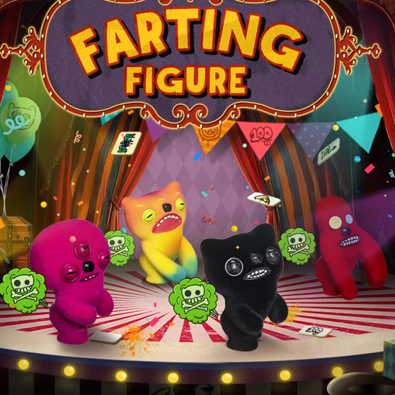 

Fuggler Genuine Sound Effects Fart Series Sound Making Toys Sensing Touch Fart Sound Flocking Model Toys Cute Gifts