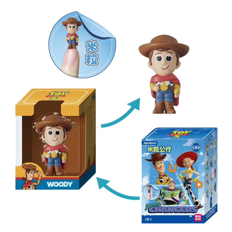JANDOOM Toy Story 5‌ Woody Buzz Lightyear Jessie Rex Slinky Dog Hamm Anime Figur Rice Grain Doll Blind Box Toys Birthday Gifts - view 5