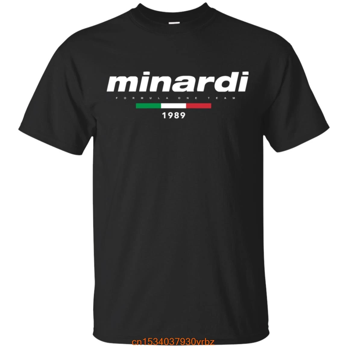 Minardi F1 Team Since 1989 T-Shirt Black-Navy Short Men Streetwear Size S-4Xl