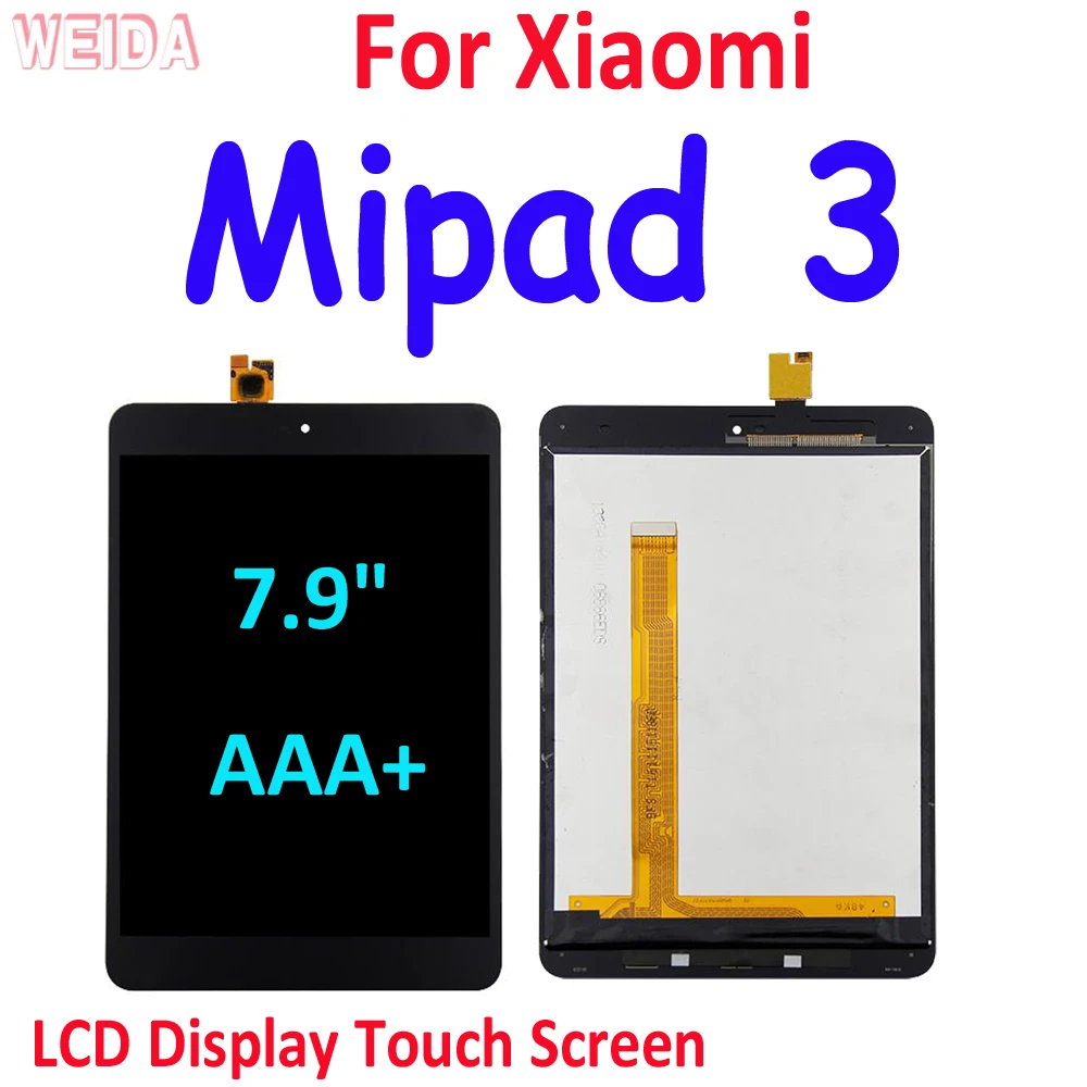 

ЖК-дисплей 7,9 "AAA + для Xiaomi Mipad3 Mipad 3 Mi Pad 3, ЖК-дисплей с сенсорным экраном и дигитайзером в сборе для Xiaomi Mipad 3, сменный ЖК-дисплей