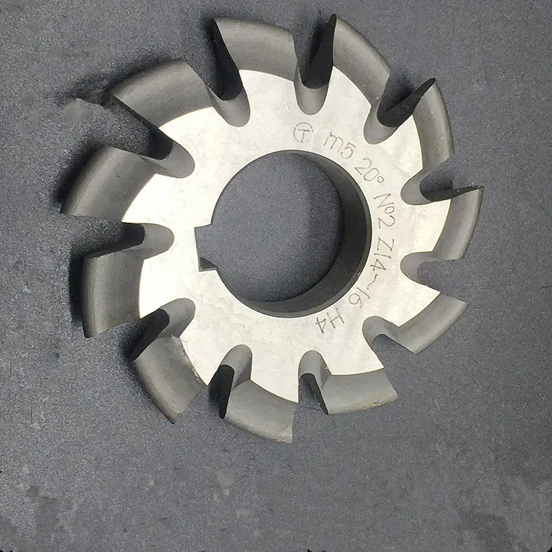 Módulo 1 PA20 Graus Furo 22mm 1-8 #   Ferramentas de corte de fresa de engrenagem de aço de alta velocidade HSS Involute