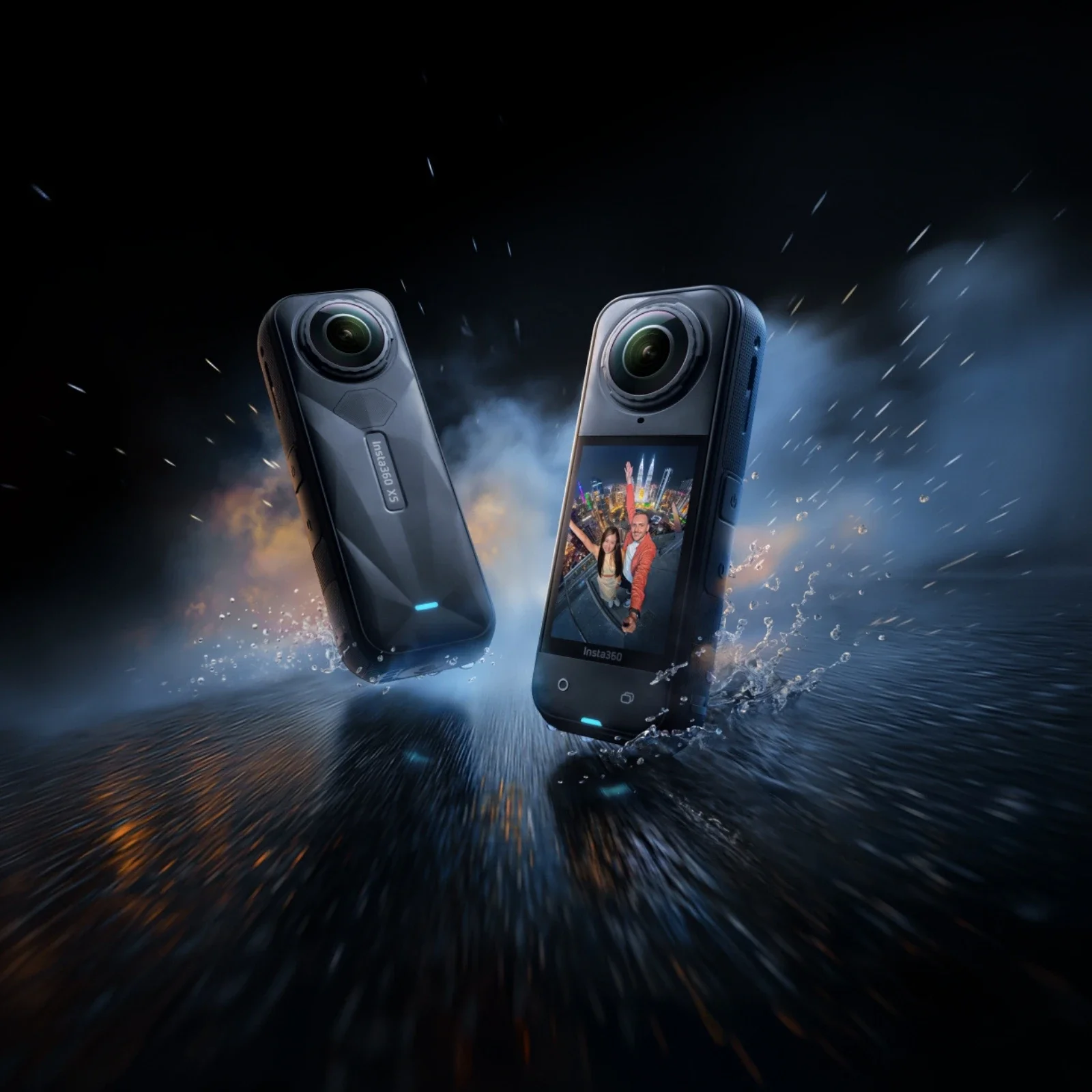

Экшн-камера Insta360 X5 360, новинка 2025 года, сменные линзы с тройным искусственным интеллектом, улучшенный низкий свет, срок службы 185 минут работы