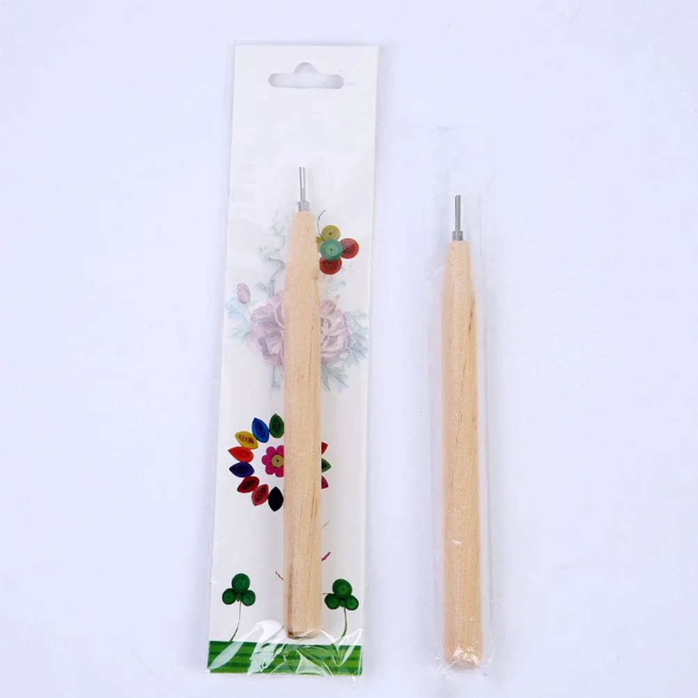 6 Pcs Log Paper Pen Bead Roller Tool Crafts Bin Rolling Quilling Stainless Steel Flower Tools