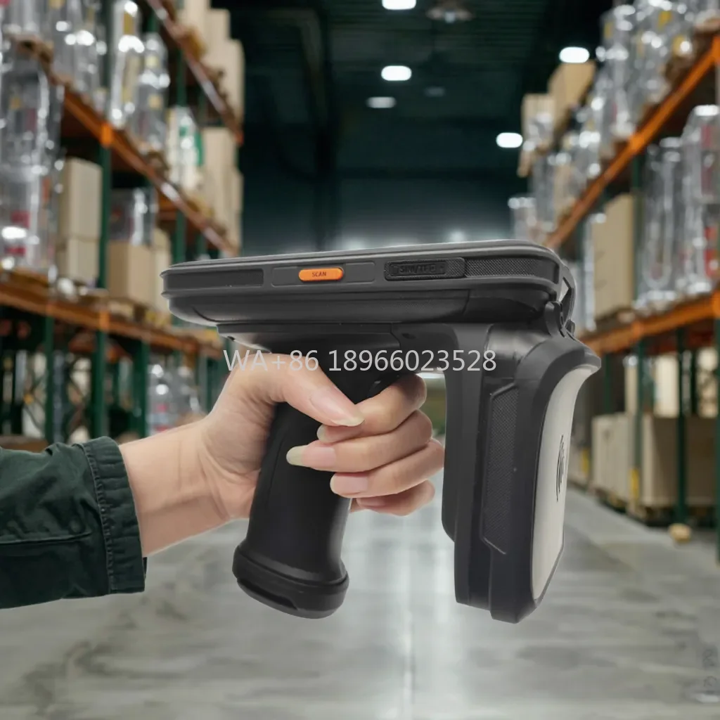 

UHF + NFC Dual Frequency Portable C72 RFID Scanner Handheld RFID Reader Android 11 Wireless UHF Handheld RFID Reader Writer