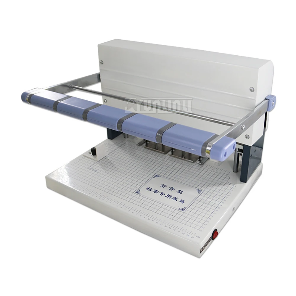 Electric File Punching Machine 3-hole Paper Binding Machine 4cm Thickness Data Punching Machine Aperture 3/4/5mm XD-S40