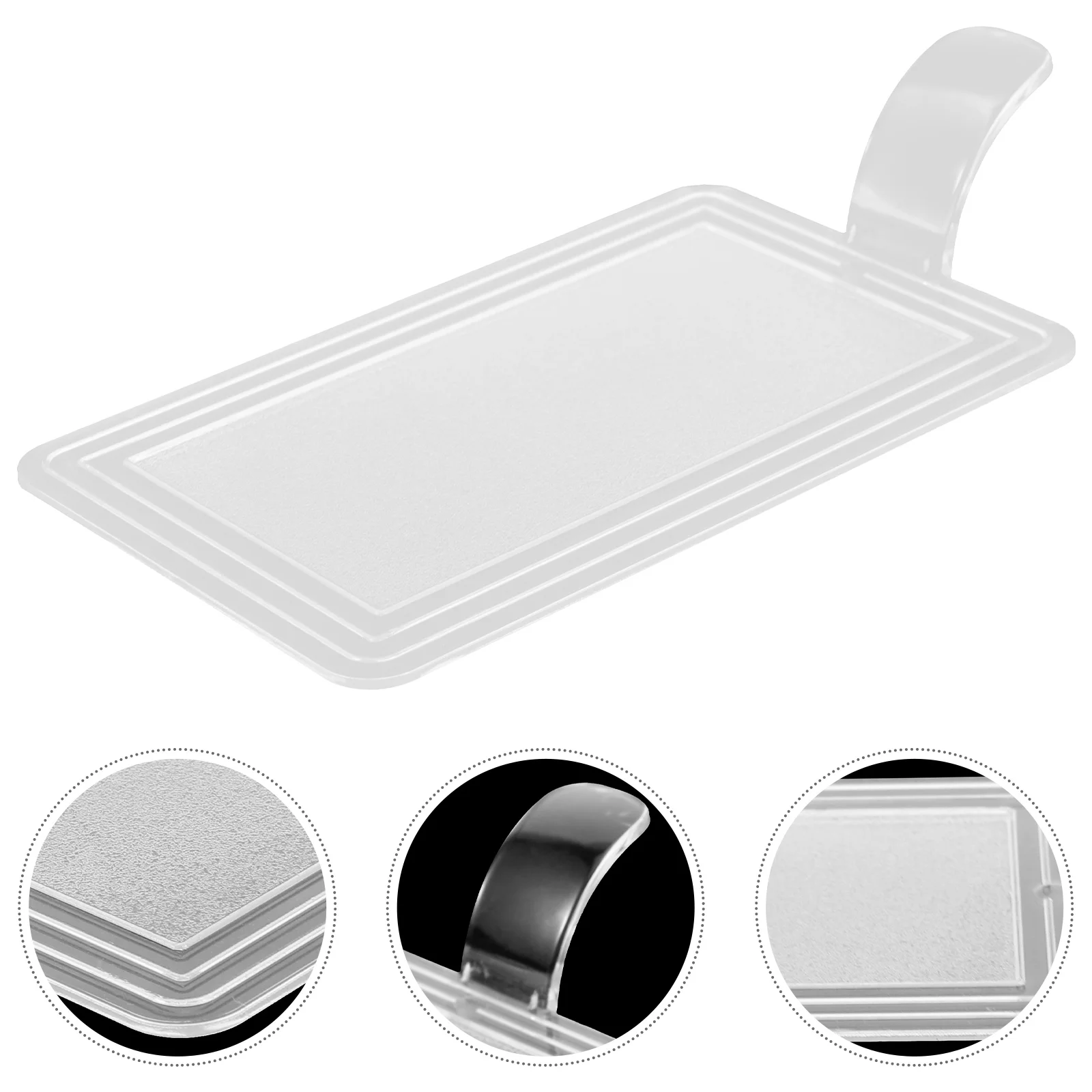 

100Pcs Cake Base Boards Thickened Plastic Reusable Cake Display Bases for Wedding Birthday Party Cake Holders