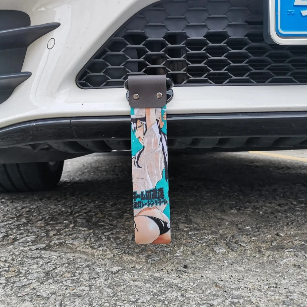 Auto Motorrad Abschleppgurt Gürtel JDM Stil Abschleppseil Band Anhänger Seile Stoßstange Universal Einfügen Abschleppgurt Anhänger Zubehör – Detail 6