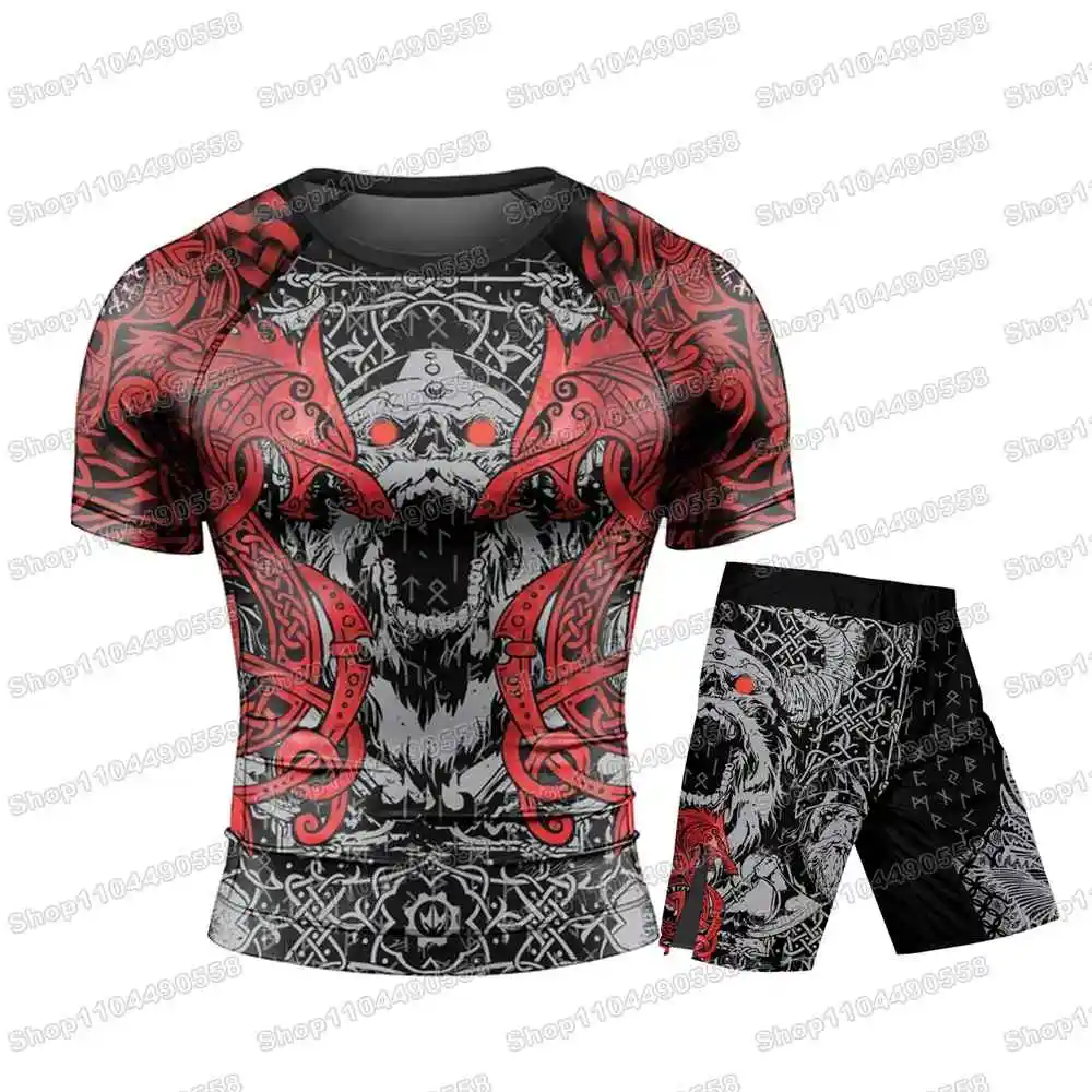 

Популярные летние рашгарды для серфинга, пляжные брюки, купальники для дайвинга, тренажерного зала, с длинными рукавами, ММА, BJJ, мужские комплекты для фитнеса для джиу-джитсу