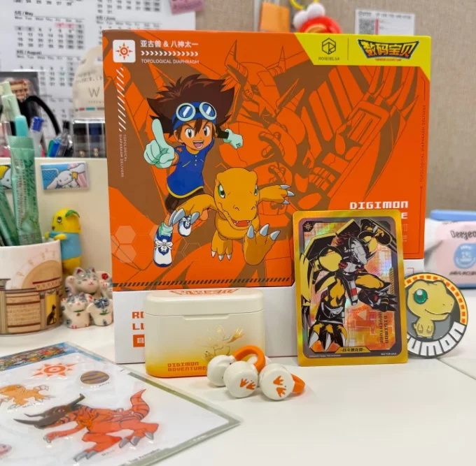 Digimon Adventure Ear Clip Wireless Bluetooth Headphones Agumon Tailmon New Hot Selling Earbuds Sports Running Outdoor Workout