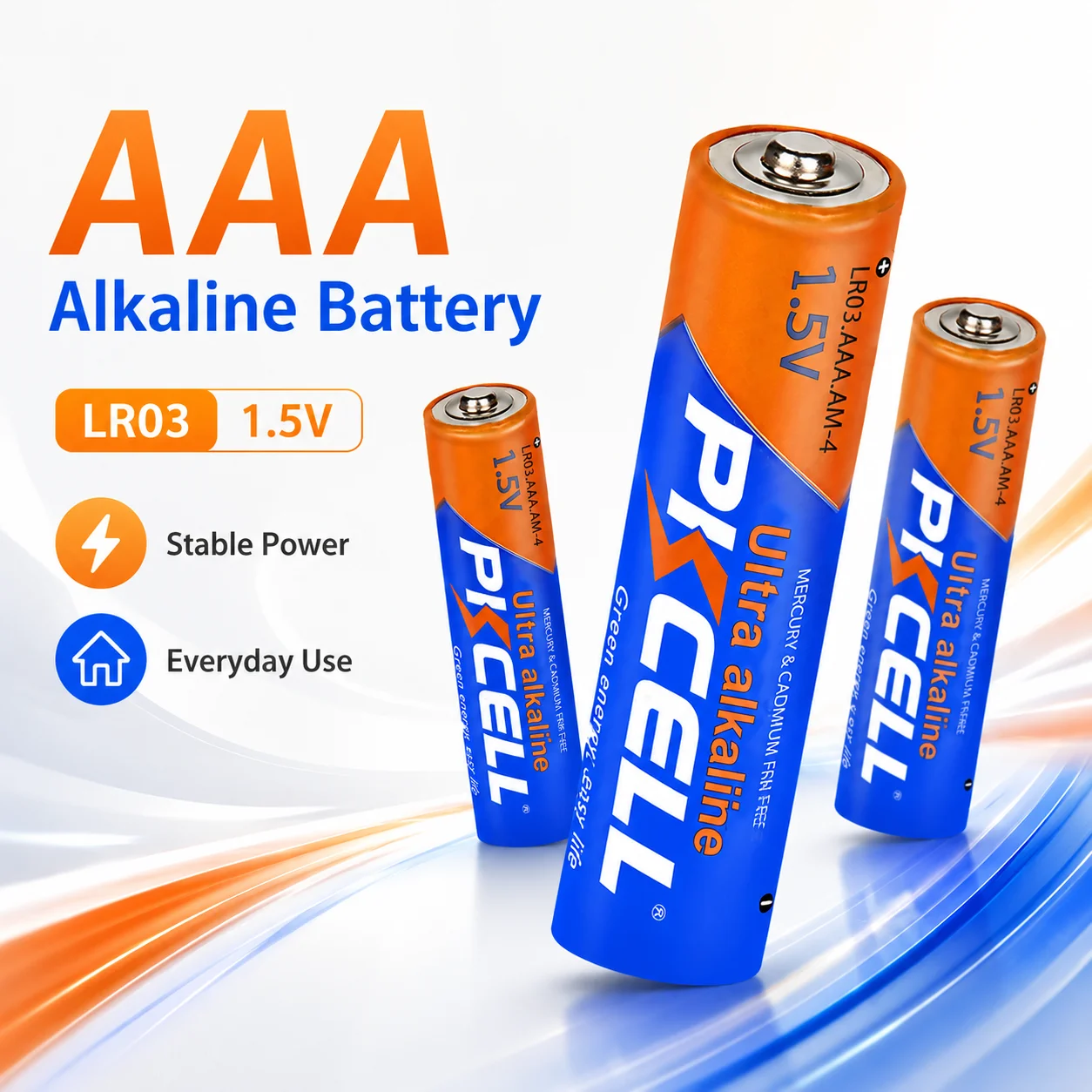 AAA 1.5V PKCELL Alkaline Battery LR03 E92 AM4 MN2400 MX2400 for Sphygmomanometer Toys Dry Cell